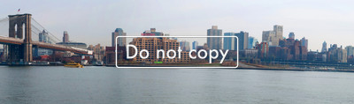 Brooklyn Bridge Panorama #10-93